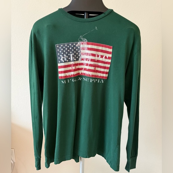 Ralph Lauren Other - Ralph Lauren Polo Green Cotton Shirt Men’s Medium